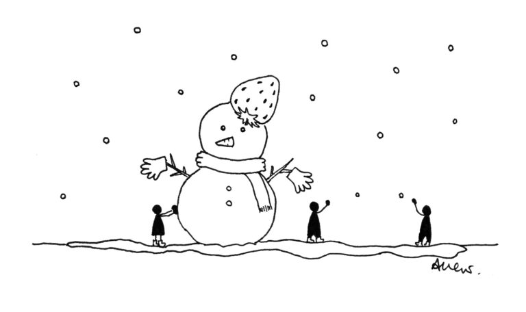 「苺、そこが定位置です」